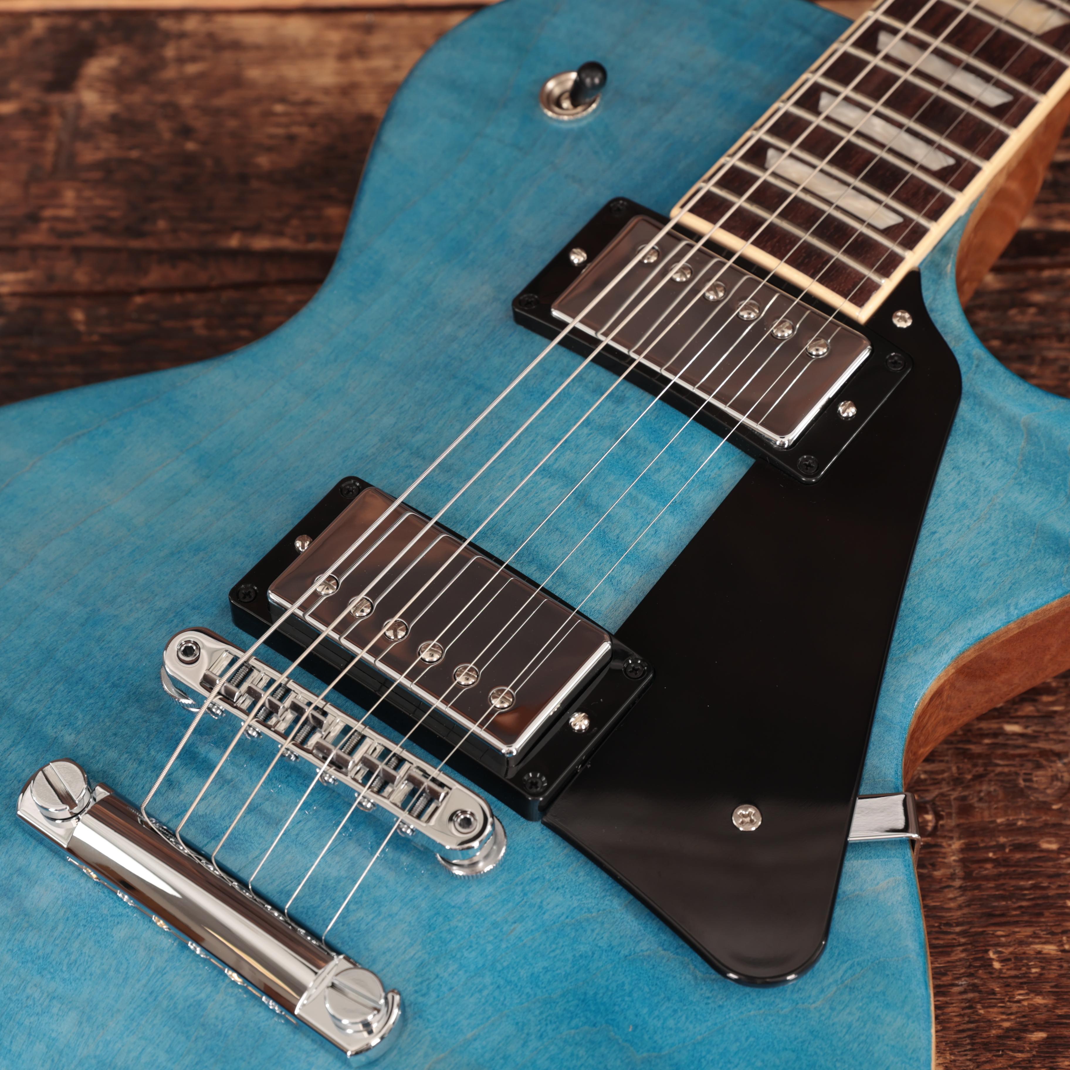 Gibson Les Paul Studio Figured in Ocean Blue - Andertons Music Co.